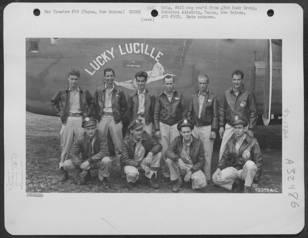 Crew with Lucky Lucille at Dobodura