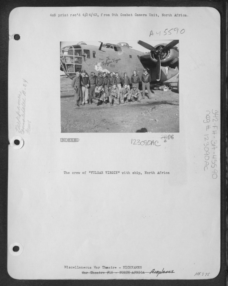 Crew with Vulgar Virgin in North Africa