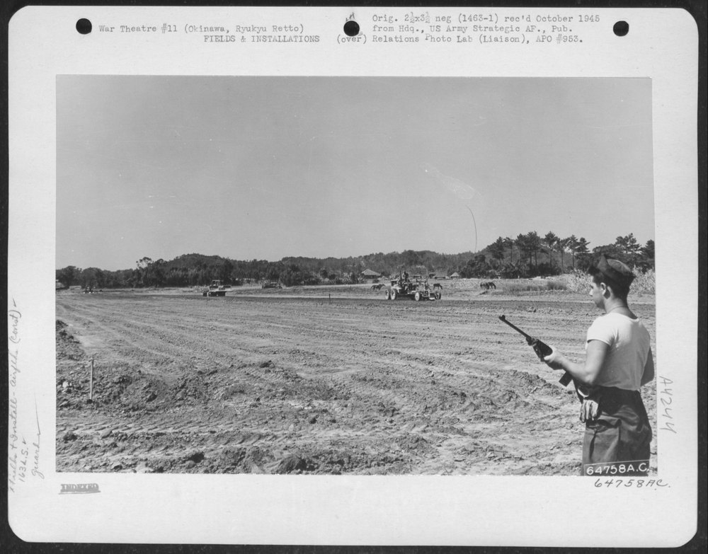 Cub Field construction Okinawa