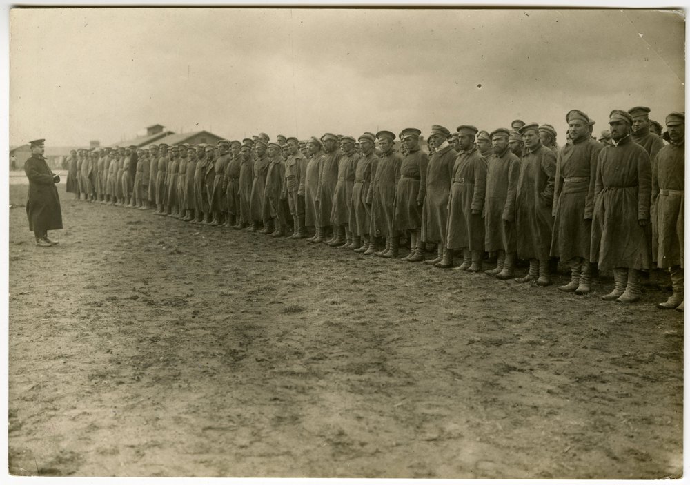 Daily roll call of captured Russian soldiers