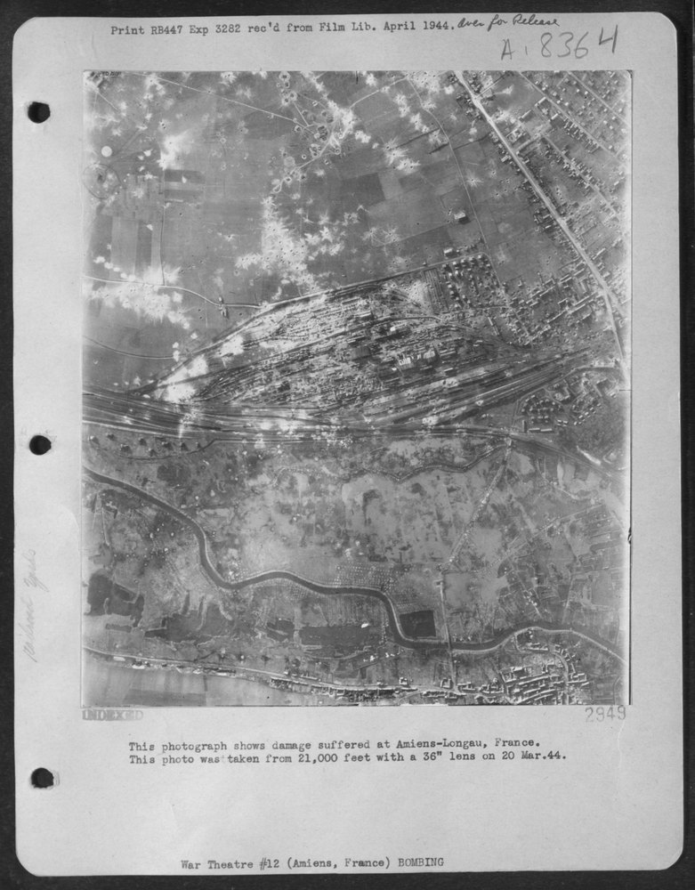 Damage at Amiens-Longau