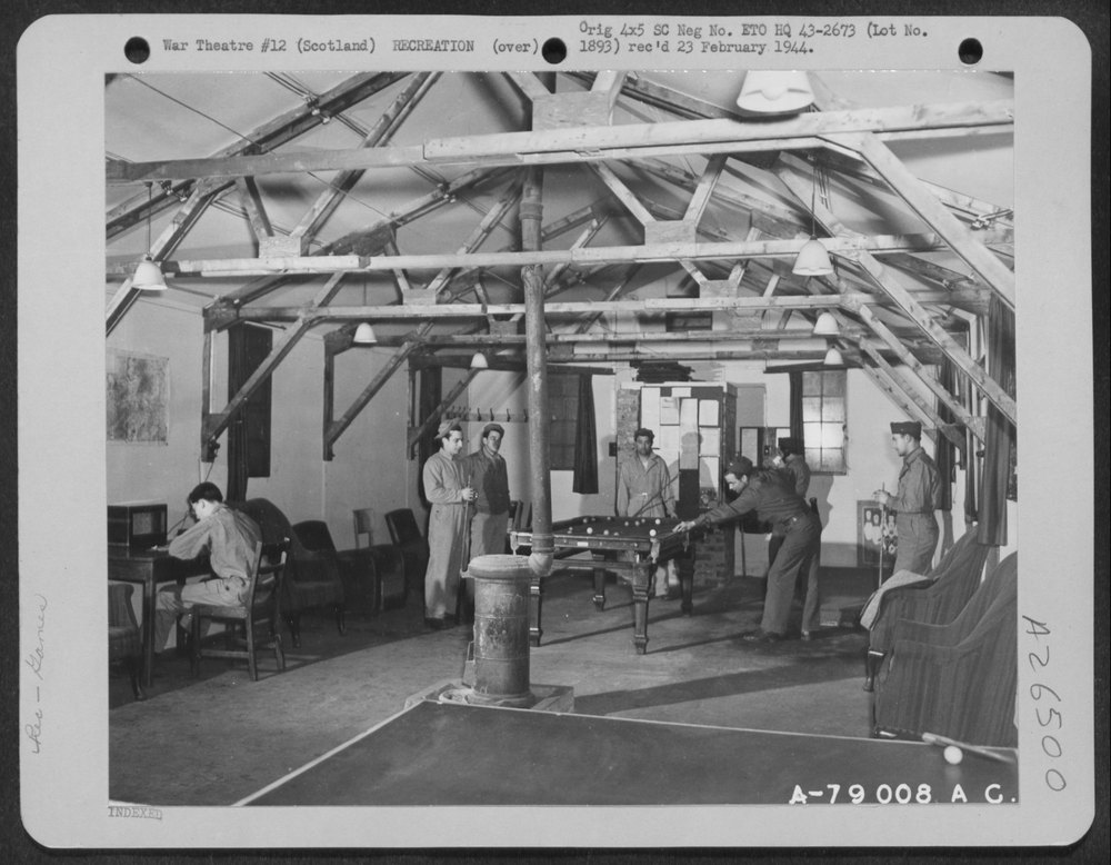 Day room at Air Transport Command