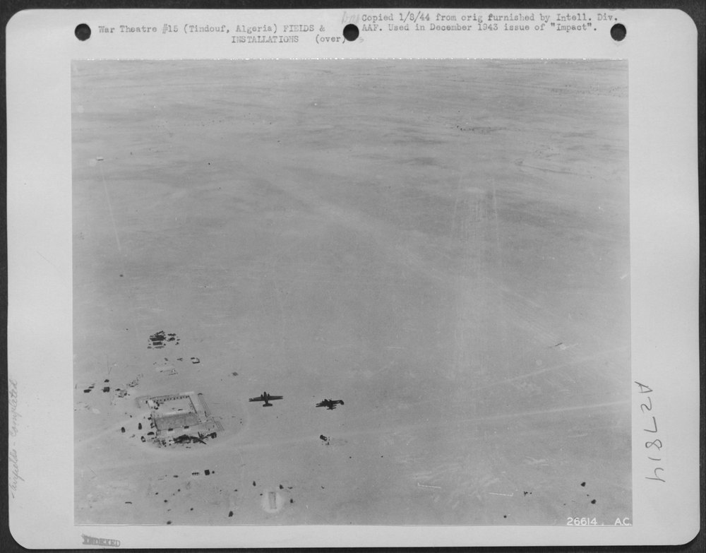 Desert air base Tindouf