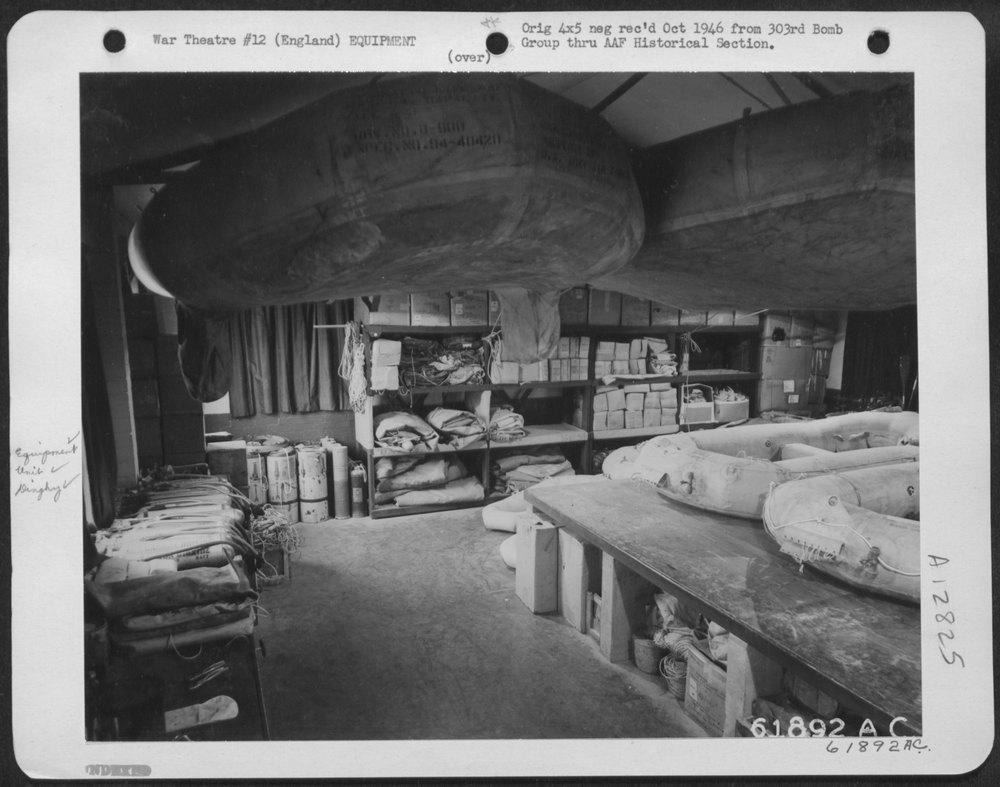 Dinghy Shop at airbase in England