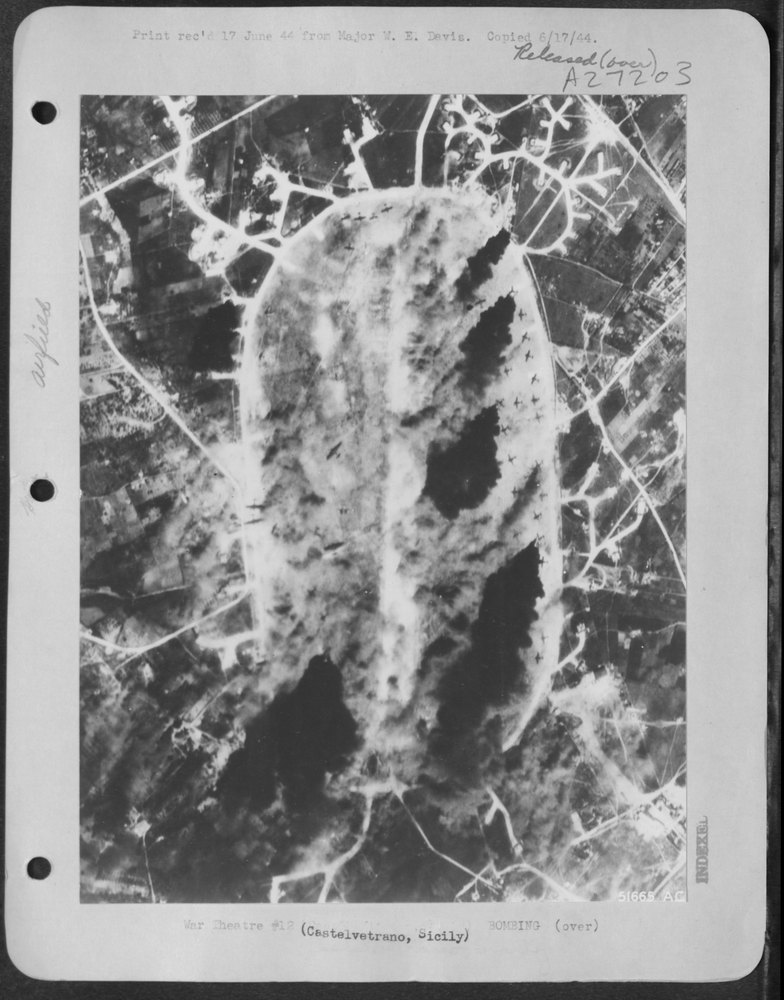 Direct Hits Are Visible Upon at Least 42 Aircraft of Which 17