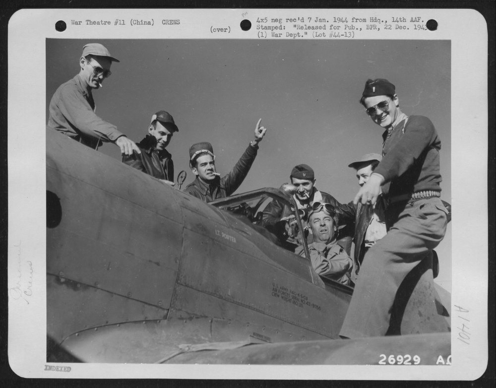 Don Barclay visits 14th AAF