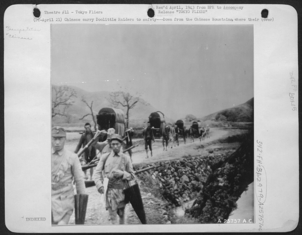 Doolittle Raiders in Chinese Mountains
