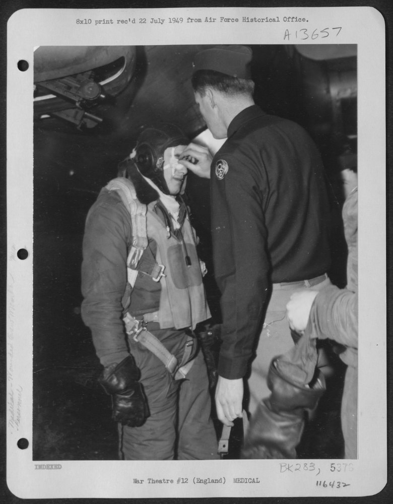 Eighth Air Force crew at Merseburg