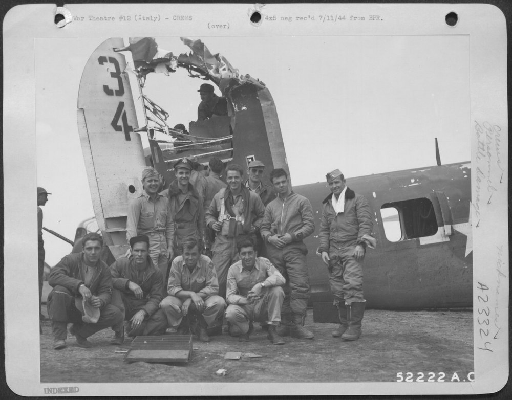 Enemy fighters on Weiner Neustadt raid