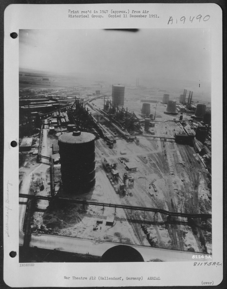 Enemy installation at Hallendorf