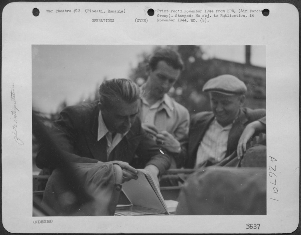Engineers at Ploesti refinery