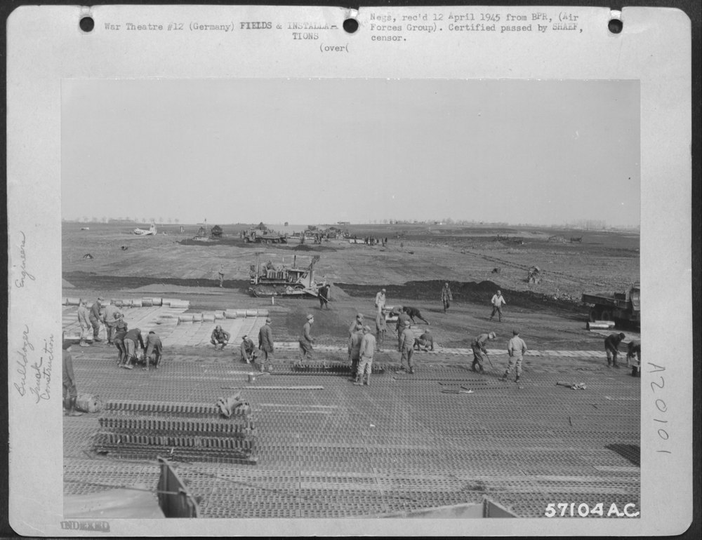 Engineers complete airstrip in Germany