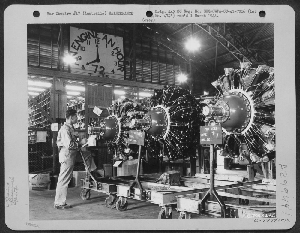 Engines checked at Garbutt Field
