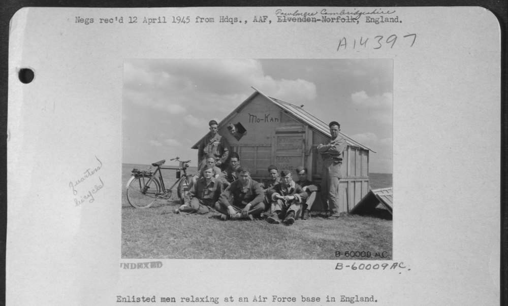 Enlisted Men At Air Force Base