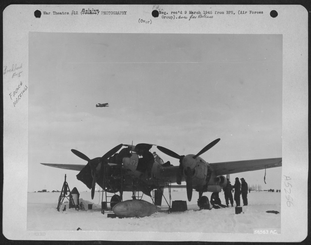F-5 Photographic plane in Belgium