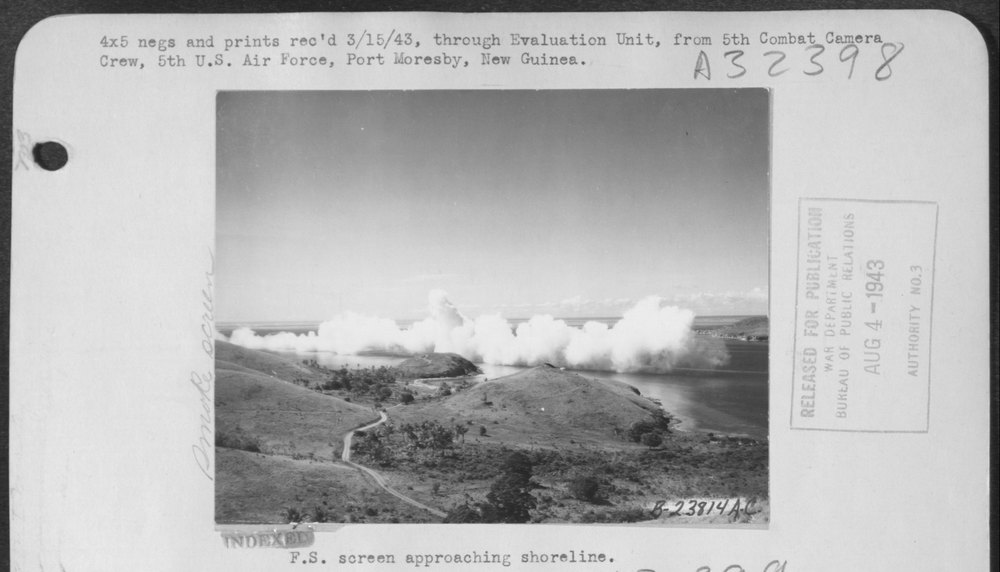 F.S. screen approaching shoreline
