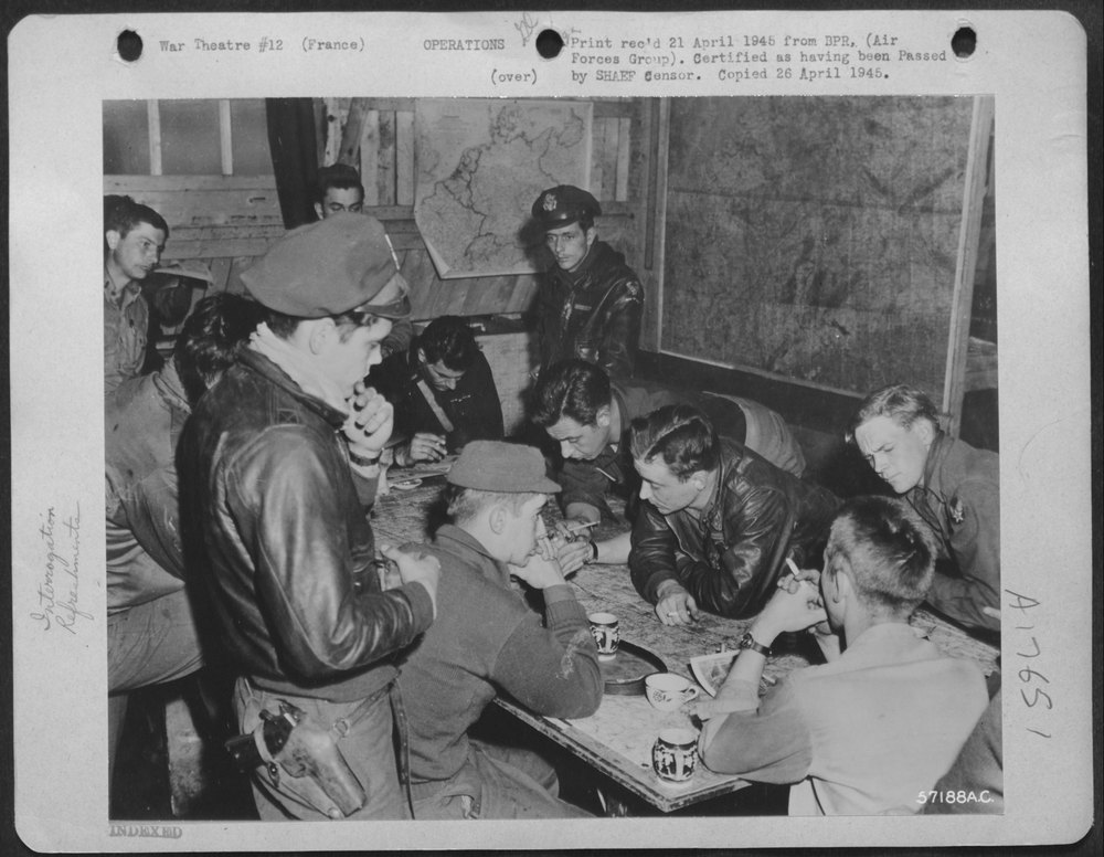 Fighter-bomber pilots in Germany