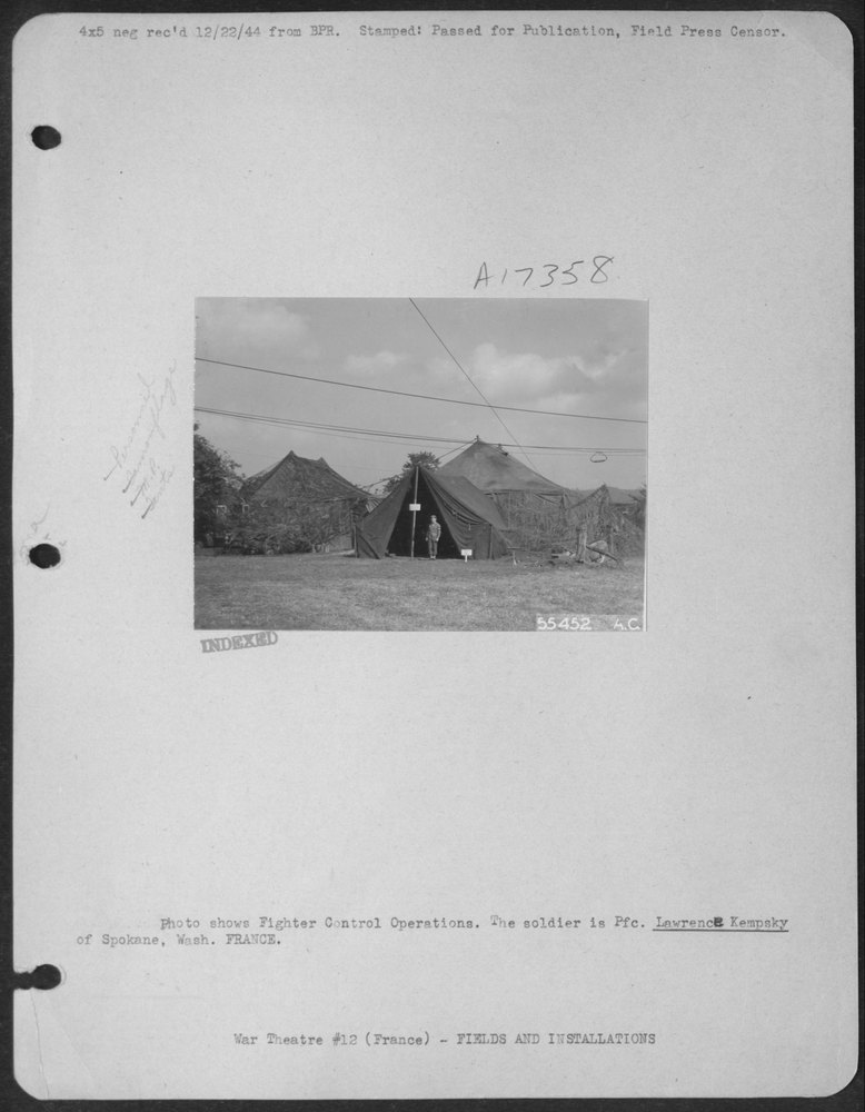 Fighter Control Operations in France