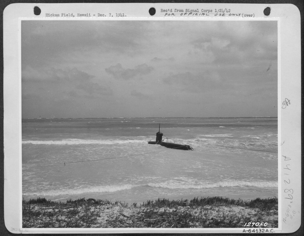 First Army Photo Of Bombing Of Hawaii, 7 Dec