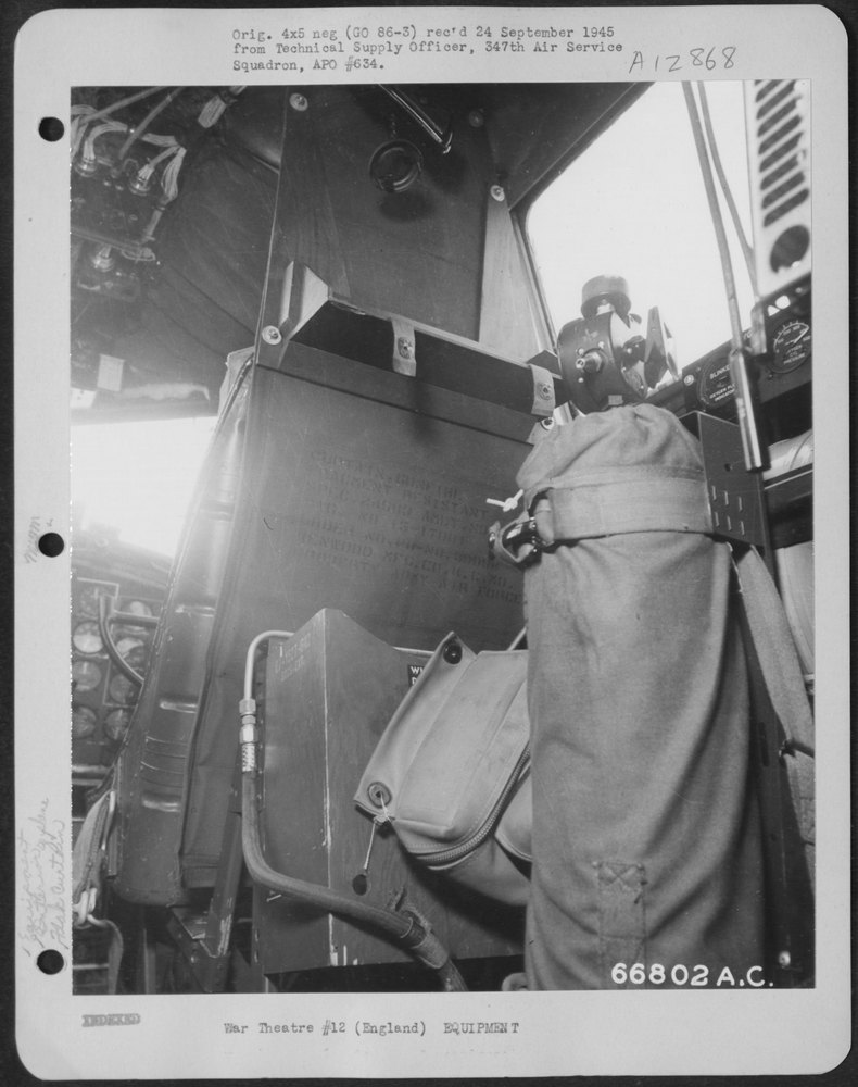 Flak Curtain In Airplane England