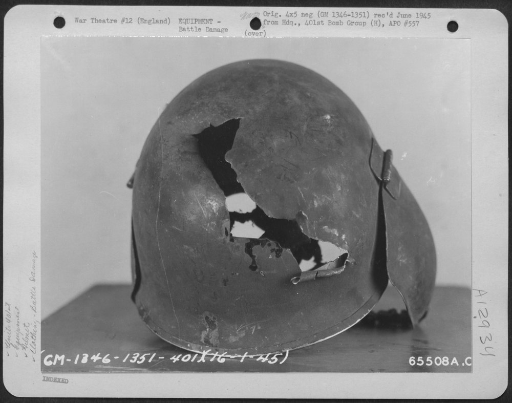 Flak Helmet Over Fortress Europe