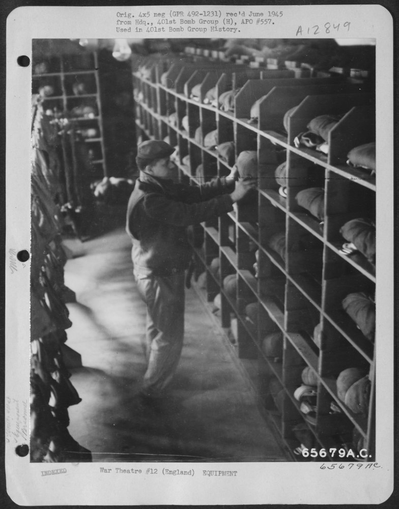 Flak Suits At 8th Air Force Base