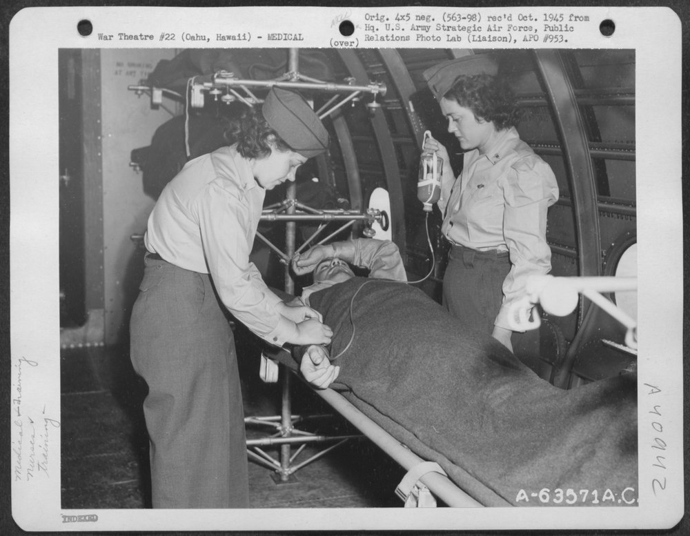 Flight Nurses Trained At Oahu