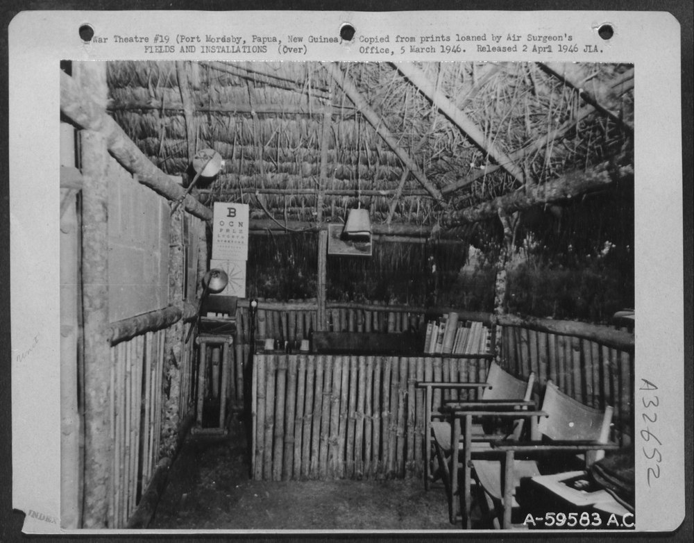 Flight Surgeon's Office at Port Moresby
