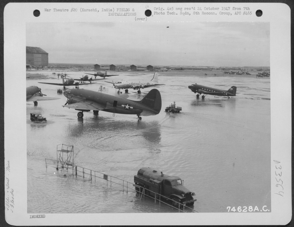 Flood water at Karachi