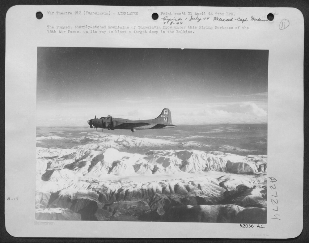 Flying Fortress over Yugoslavia