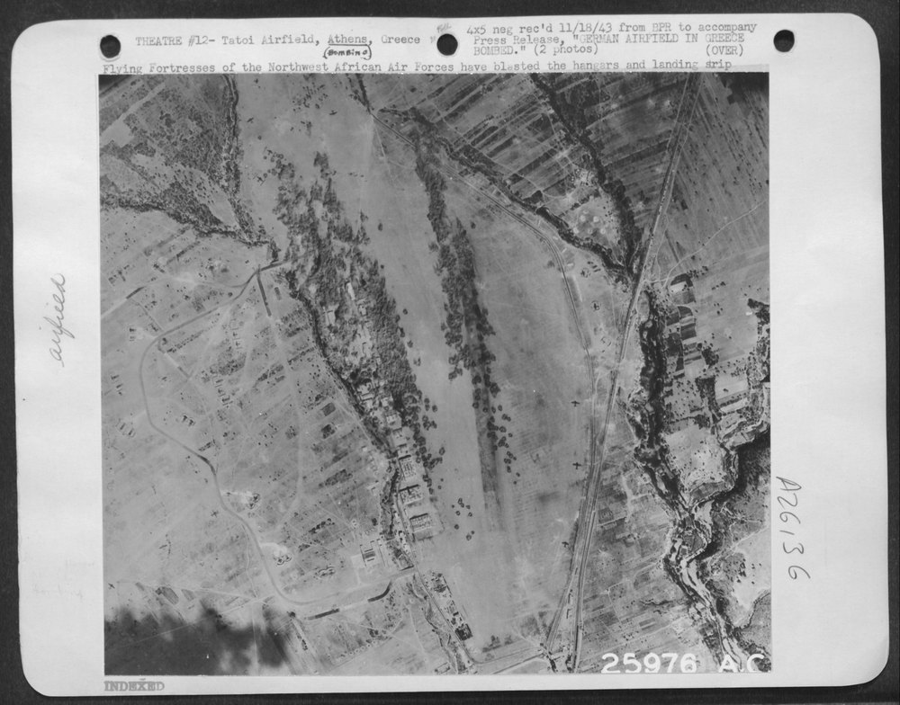 Flying Fortresses blast Tatoi airfield