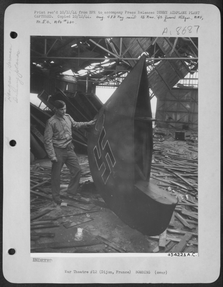 Flying Fortresses bomb Dijon plant