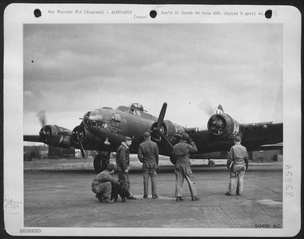 Flying ofrtress "Idiot's Delight" completes 50th successful mission