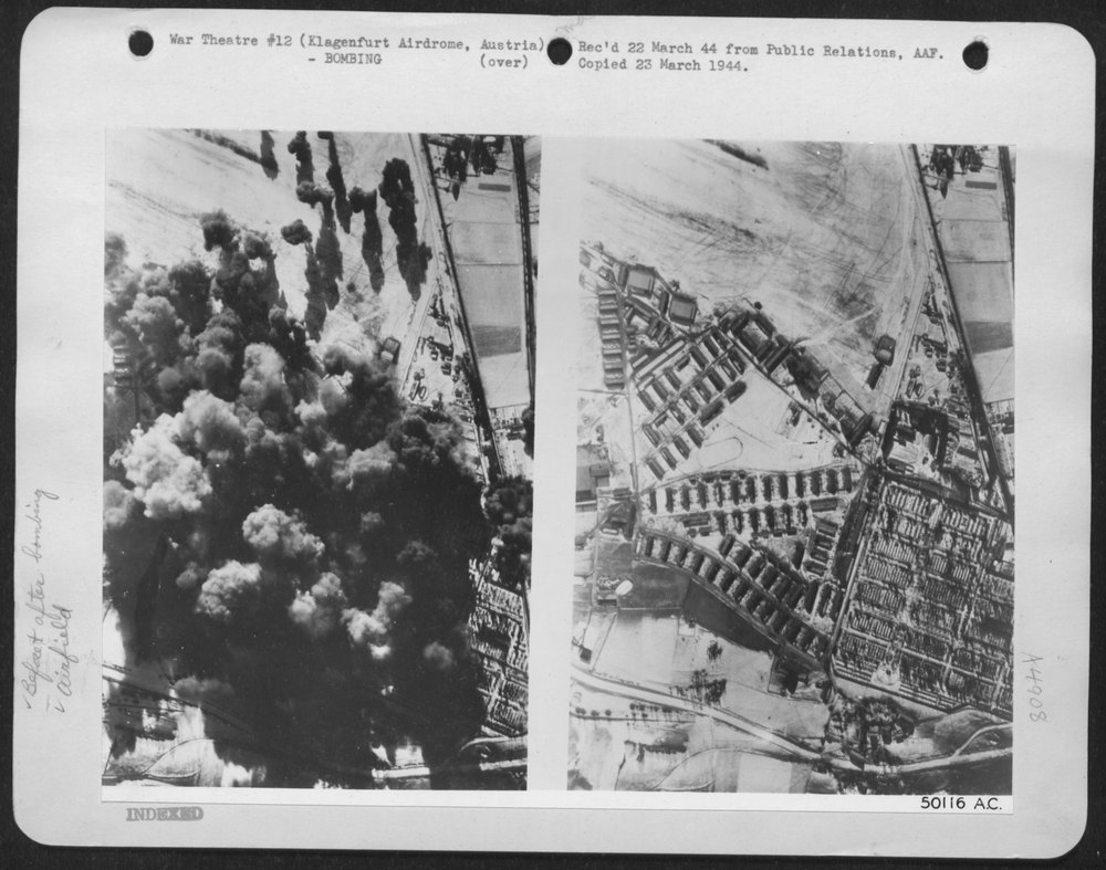 Flying Fortresses of the 15th USAAF Made a Successful Attack