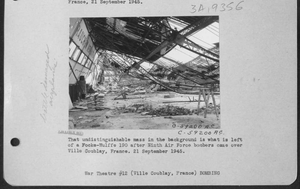 Focke-Wulfe 190 at Villecoublay
