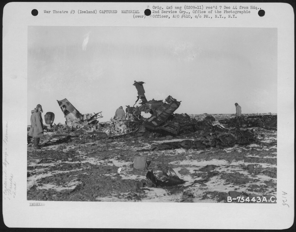 Fockewulfe 200 downed in Iceland