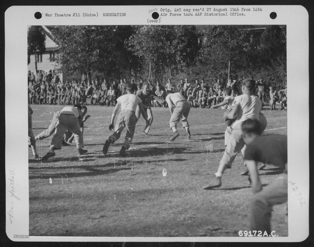 Football at 14th Air Force base