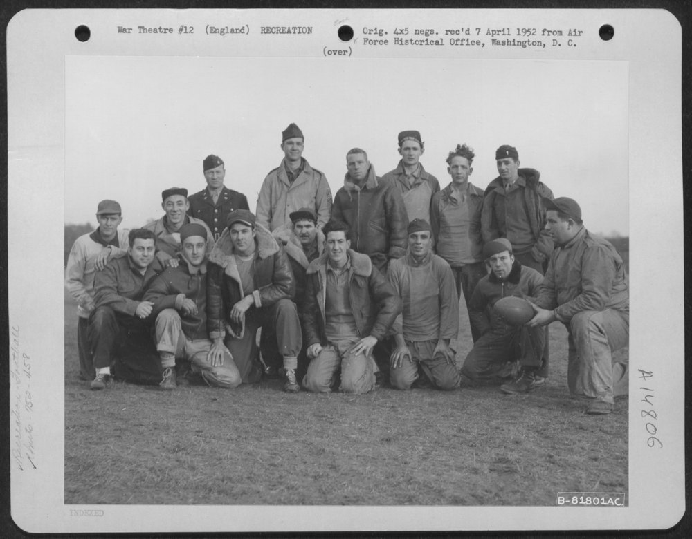 Football Team at 8th Air Force Base