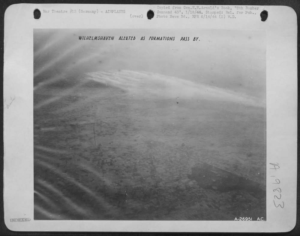Formations over Wilhelmshaven