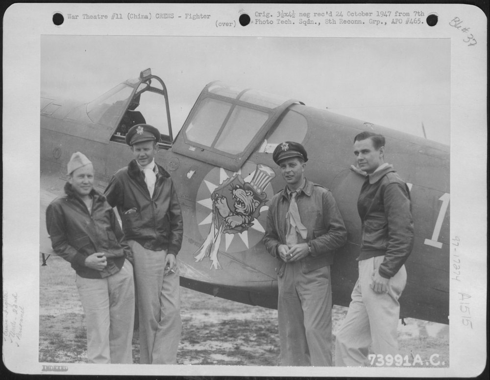 Former Members Of The American Volunteer Group, Serving With The 23rd