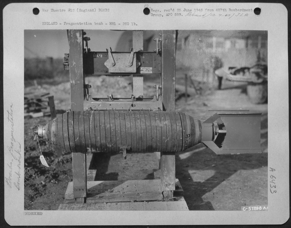 Fragmentation Bomb in England