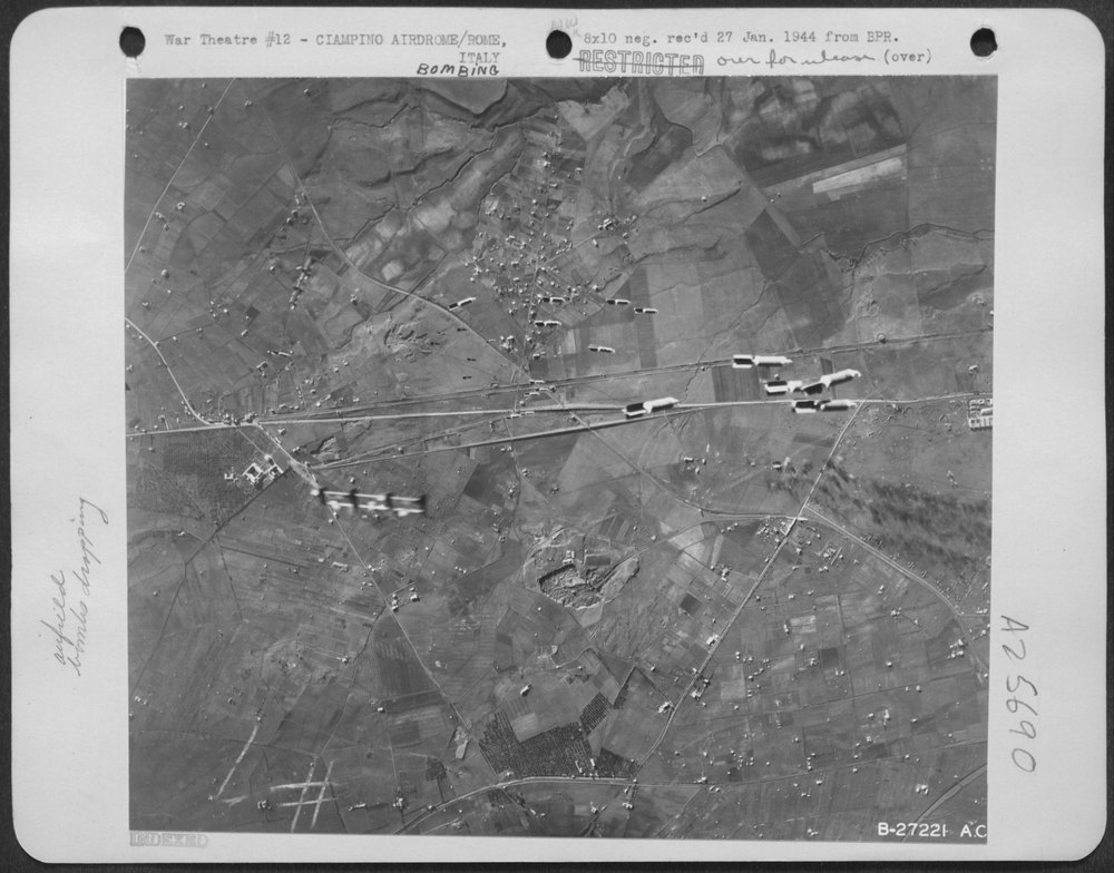 Frags over Ciampino South airdrome