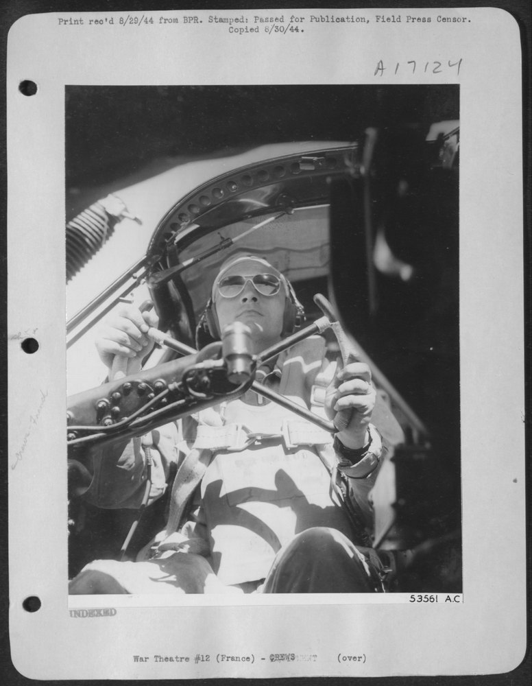 French-flown Marauder co-pilot in AAF unit