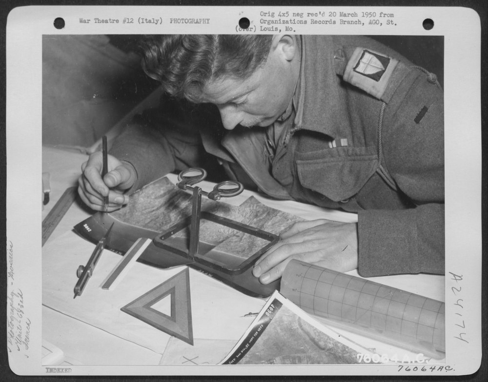 French Soldier at Vasto Air Base