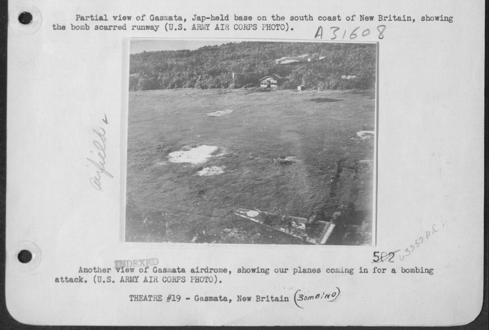 Gasmata airdrome bombing attack
