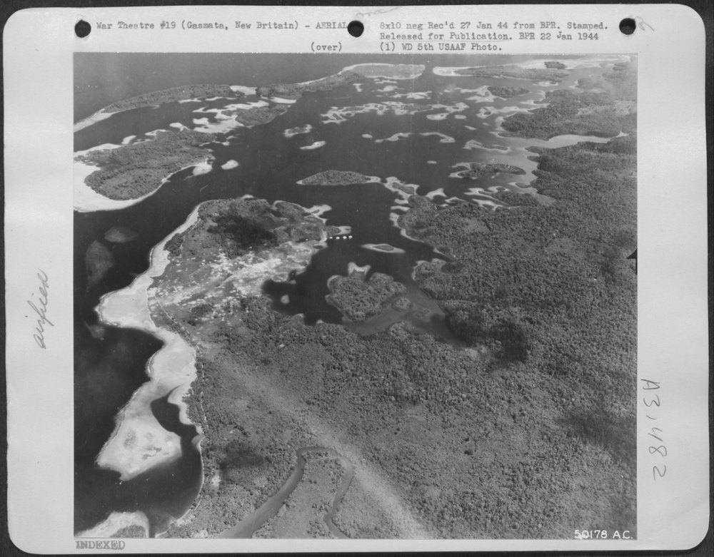 Gasmata airfield on New Britain
