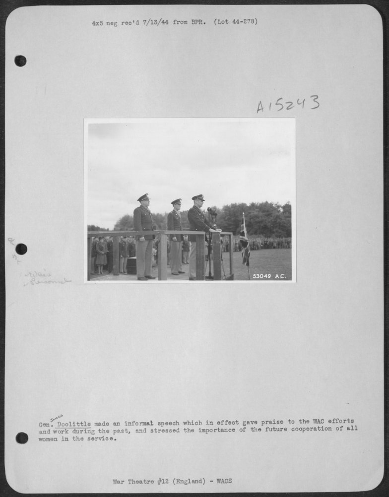 Gen Doolittle praises WAC efforts
