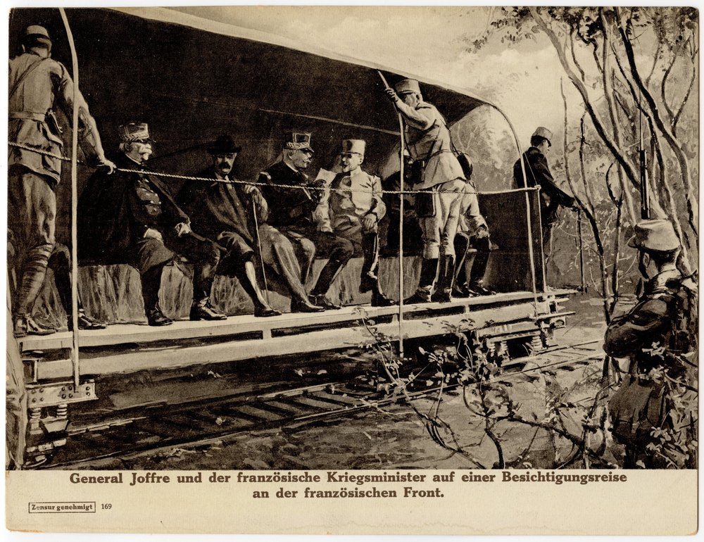 General Joffre on inspection tour