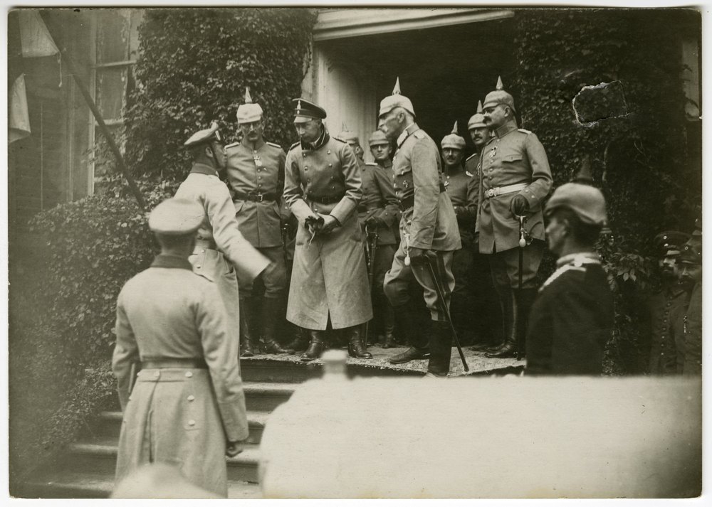 General Staff of the Army with Crown Prince Wilhelm