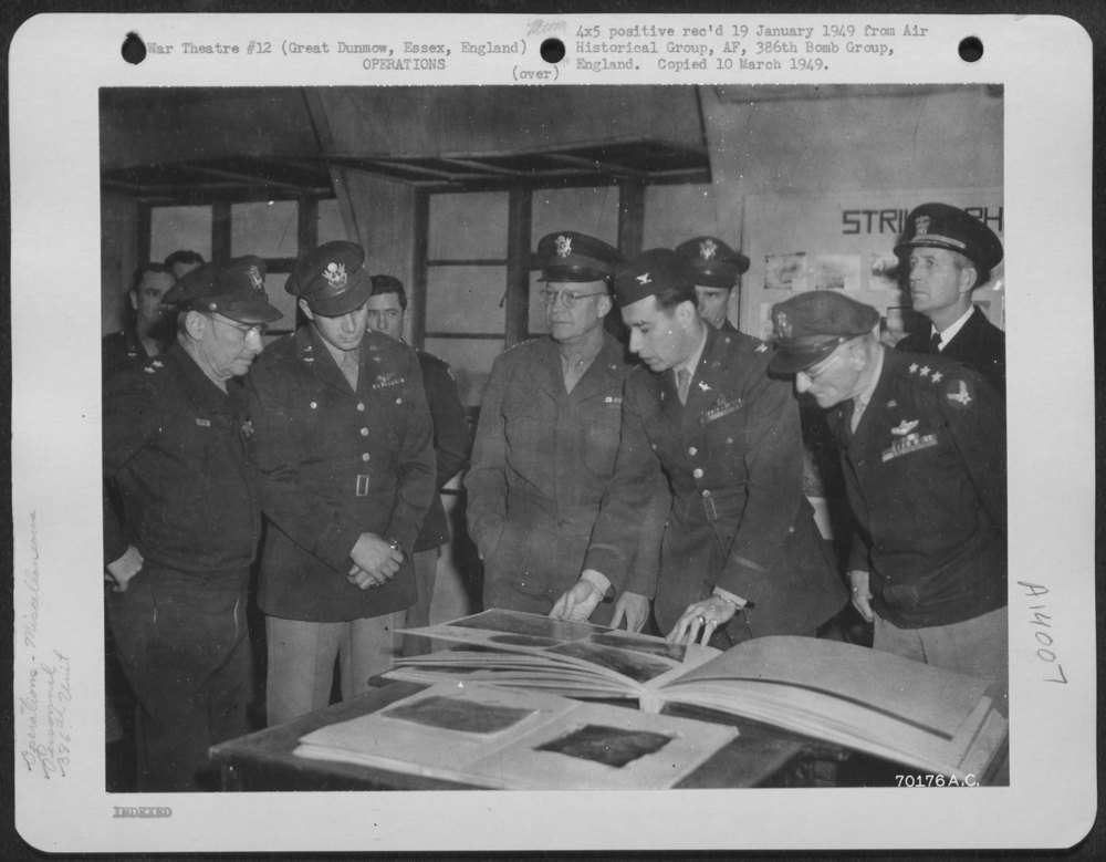Generals at 386th Bomb Group Essex